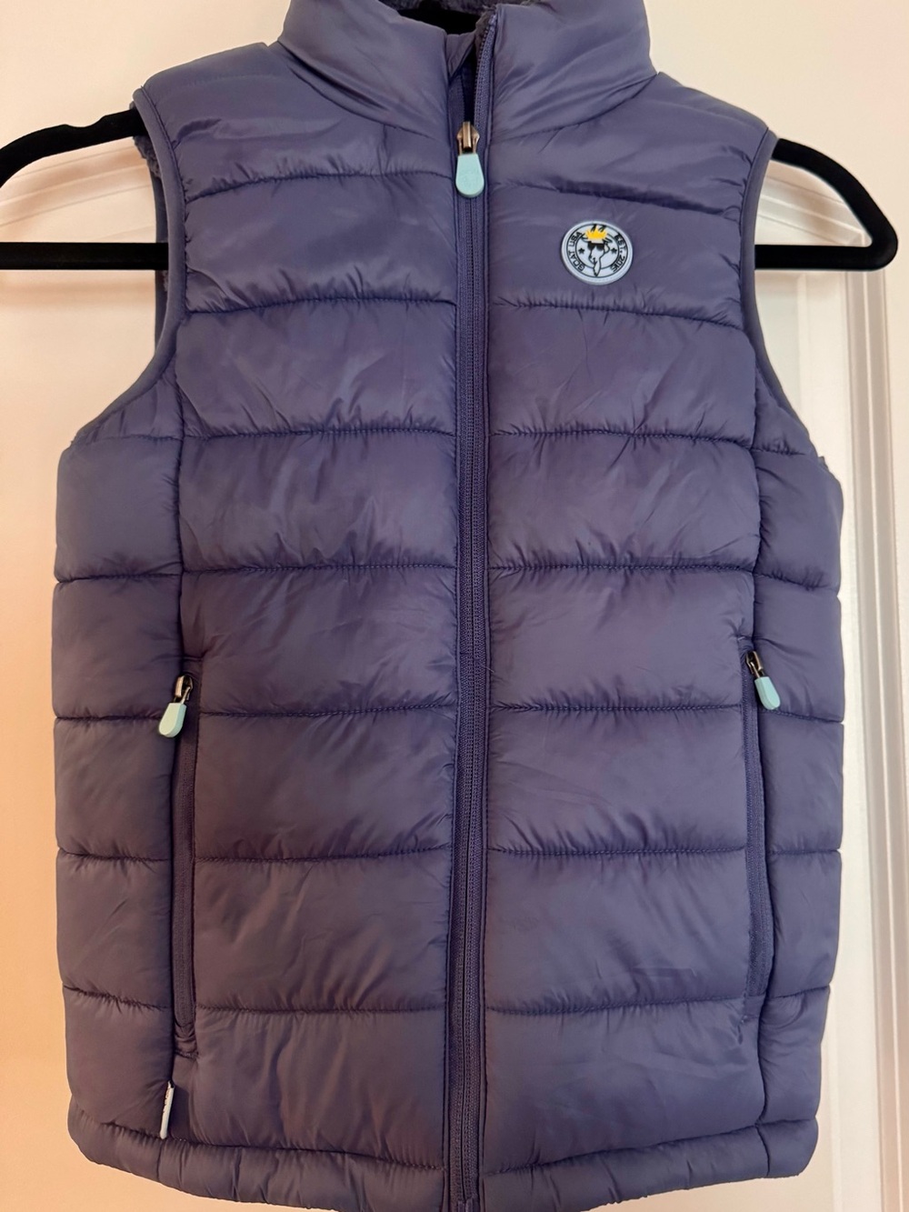 Kids Purple Puffer Vest - GOAT USA